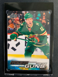 2022-23 UPPER DECK S1 HOCKEY #201 MINNESOTA WILD - MATT BOLDY YOUNG GUNS ROOKIE CARD - PACK FRESH!