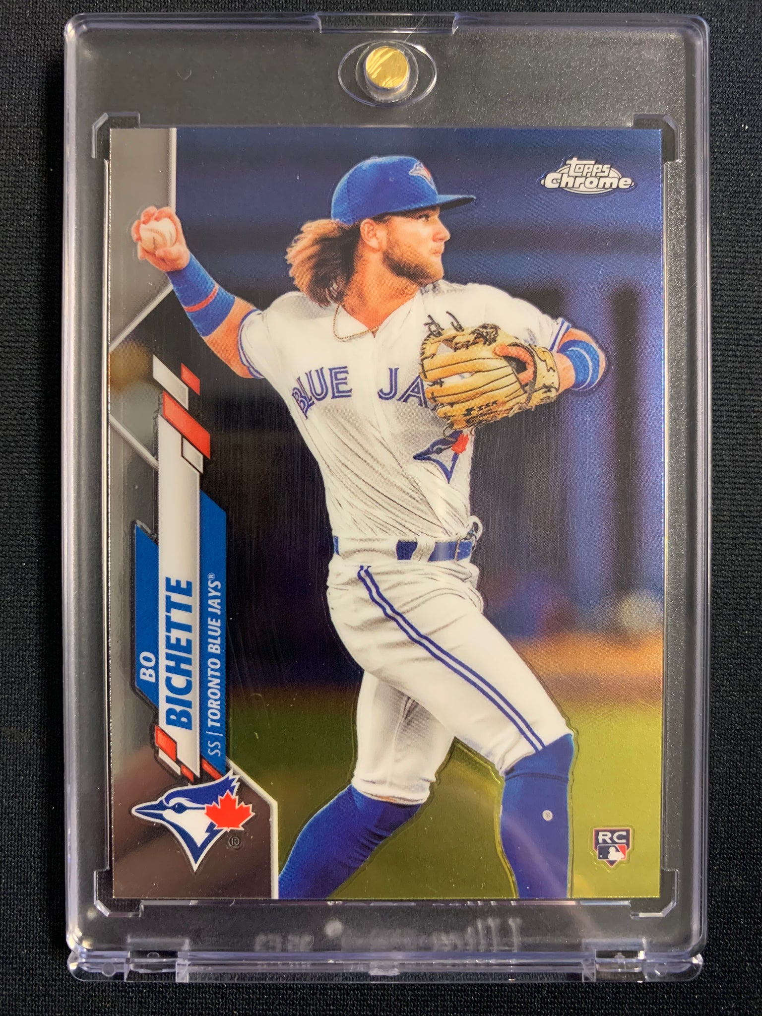 2020 TOPPS CHROME BASEBALL #150 TORONTO BLUE JAYS - BO BICHETTE CHROME ROOKIE CARD