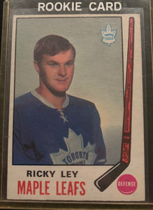 Ricky Ley Maple Leafs Rookie Card