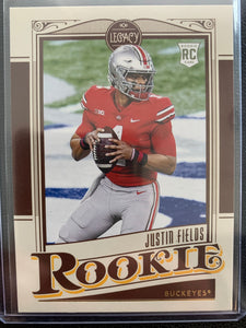 2021 PANINI LEGACY FOOTBALL #142 CHICAGO BEARS - JUSTIN FIELDS ROOKIE CARD