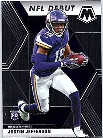 2020 PANINI MOSAIC FOOTBALL #270 MINNESOTA VIKINGS - JUSTIN JEFFERSON ROOKIE CARD RAW