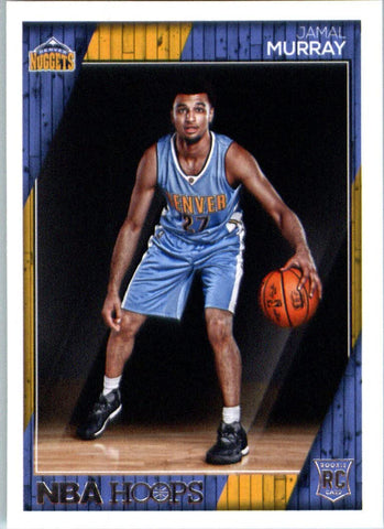 2016-17 PANINI HOOPS BASKETBALL #267 DENVER NUGGETS - JAMAL MURRAY ROOKIE CARD RAW