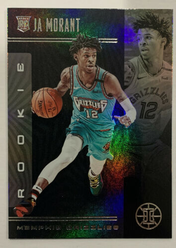 2020 PANINI ILLUSIONS #161 MEMPHIS GRIZZLIES - JA MORANT BASE ROOKIE CARD RAW