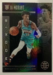 2020 PANINI ILLUSIONS #161 MEMPHIS GRIZZLIES - JA MORANT BASE ROOKIE CARD RAW