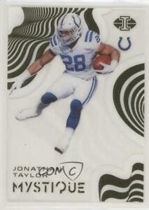 2020-21 PANINI ILLUSIONS FOOTBALL #MYS J TAYLOR INDIANAPOLIS COLTS - JONATHAN TAYLOR MYSTIQUE ROOKIE CARD RAW