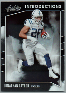 2020-21 PANINI ABSOLUTE FOOTBALL #I-JT INDIANAPOLIS COLTS - JONATHAN TAYLOR ABSOLUTE INTRODUCTIONS ROOKIE CARD RAW