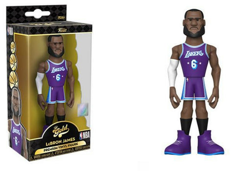 FUNKO GOLD NBA 5" LEBRON JAMES "CITY" UNIFORM PREMIUM VINYL FIGURE - BRAND NEW!