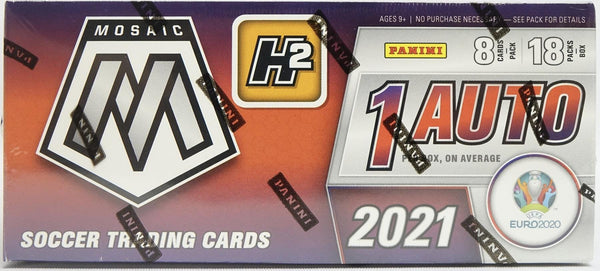 2021 PANINI MOSAIC EURO 2020 SOCCER H2 HYBRID HOBBY BOX SINGLE PACKS