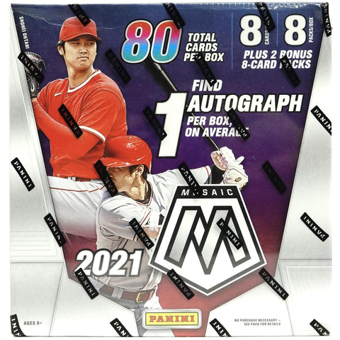 2021 PANINI MOSAIC BASEBALL MEGA BOXES - EARLY BOXING DAY SALE!