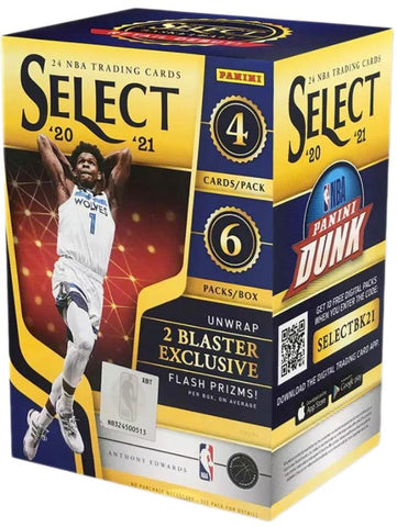 2020-2021 PANINI SELECT NBA BLASTER BOXES