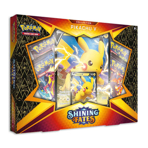 POKEMON SHINING FATES PIKACHU V COLLECTION BOX SEALED CASE OF 6 BOXES
