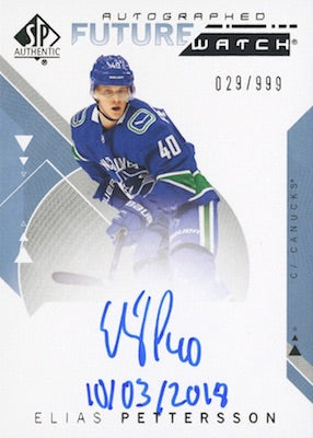 2018-19 UPPER DECK SP AUTHENTIC HOCKEY BLASTER BOXES