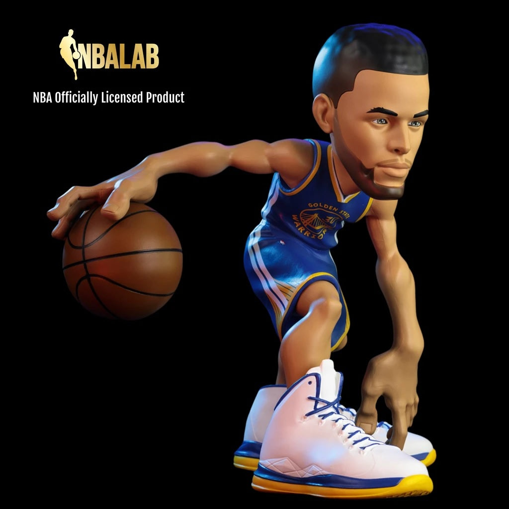 NBA LAB SMALL-STARS NBA 12" STEPH CURRY 2020-21 - #30 STEPH CURRY GOLDEN STATE WARRIORS BLUE UNIFORM  - BRAND NEW!!