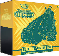 POKEMON SWORD & SHIELD 2 REBEL CLASH ELITE TRAINER BOXES