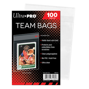 ULTRA PRO RESEALABLE TEAM BAGS (100 CT)