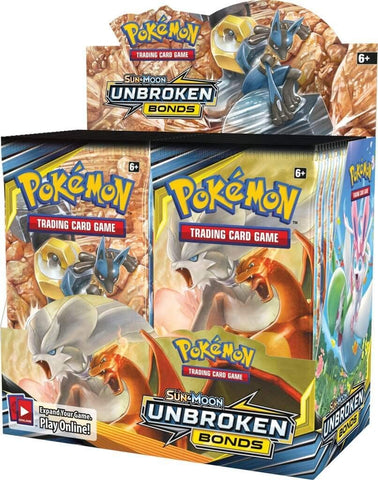 POKEMON SM10 UNBROKEN BONDS BOOSTER PACKS